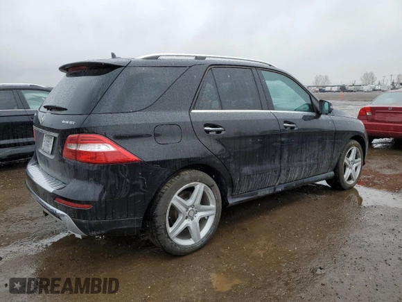 2014 Mercedes-Benz M 350 with VIN 4JGDA2EB7EA363543, listed as a Copart auction lot 53585855 with 168,940 mi miles and Salvage Title. Bid and sale history available at DreamBid. Image 3.