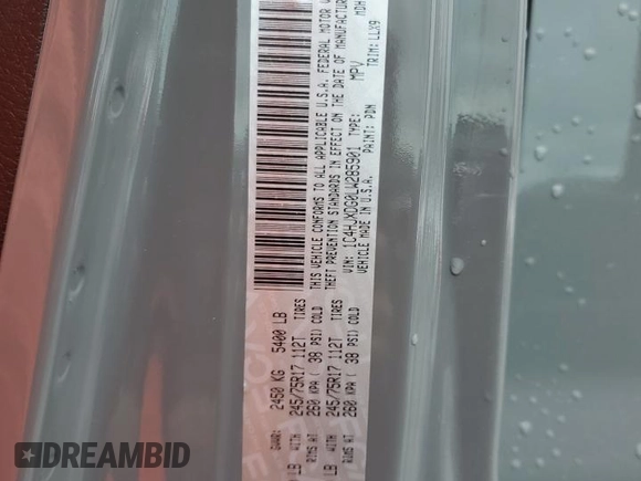 2020 Jeep Wrangler Unlimited Freedom with VIN 1C4HJXDG0LW285901, listed as a Copart auction lot 52193555 with 63,823 mi miles and Salvage title. Bid and sale history available at DreamBid. Image 15.