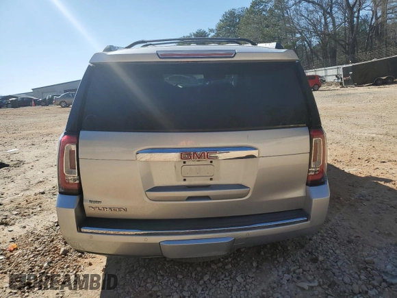 2018 GMC Yukon Denali with VIN 1GKS1CKJ0JR241040, listed as a Copart auction lot 47592655 with 133,737 mi miles and Salvage Title. Bid and sale history available at carsss.com. Image 6.