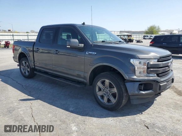 2020 Ford F-150 XL with VIN 1FTEW1E56LKD74166, listed as a Copart auction lot 50786185 with 149,417 mi miles and Salvage Title. Bid and sale history available at carsss.com. Image 4.