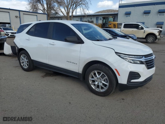 2022 Chevrolet Equinox LS with VIN 3GNAXSEV5NS174458, listed as a Copart auction lot 43373345 with 54,071 mi miles and Salvage Title. Bid and sale history available at carsss.com. Image 4.