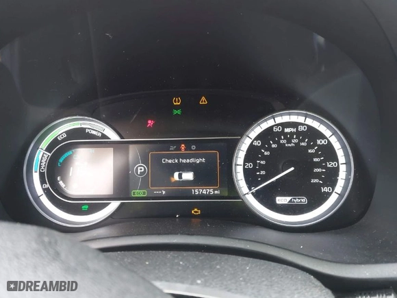 2017 Kia Niro LX with VIN KNDCB3LC4H5070968, listed as a IAAI auction lot 41452474 with 157,475 mi miles. Bid and sale history available at carsss.com. Image 7.