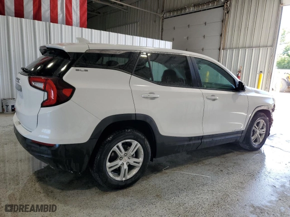 2024 GMC Terrain SLE with VIN 3GKALMEG6RL299751, listed as a Copart auction lot 52618515 with 27,251 mi miles and Clean Title. Bid and sale history available at carsss.com. Image 3.