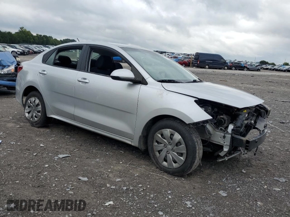 2019 Kia Rio S with VIN 3KPA24AB6KE241240, listed as a Copart auction lot 64568984 with 86,934 mi miles and Salvage Title. Bid and sale history available at DreamBid. Image 4.