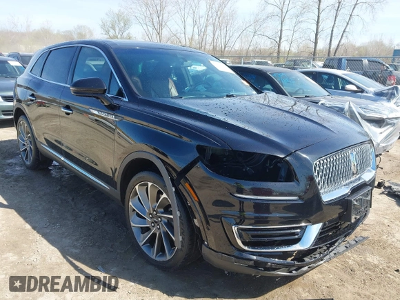 2020 Lincoln Nautilus Reserve with VIN 2LMPJ8K90LBL10657, listed as a IAAI auction lot 42091471 with 74,927 mi miles and . Bid and sale history available at DreamBid. Image 1.
