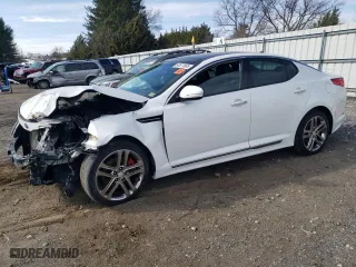 2013 Kia Optima SX w/Limited Pkg with VIN 5XXGR4A60DG138186, listed as a Copart auction lot 50571865 with 174,498 mi miles and Salvage Title. Bid and sale history available at carsss.com. Image 1.