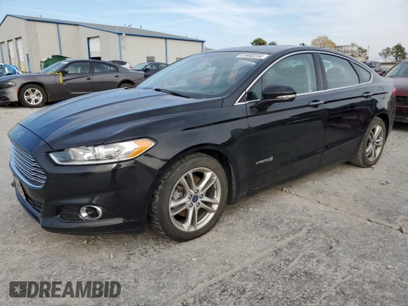 2016 Ford Fusion Titanium Hybrid with VIN 3FA6P0RU2GR203760, listed as a Copart auction lot 81682234 with 142,313 mi miles and Salvage Title. Bid and sale history available at carsss.com. Image 1.