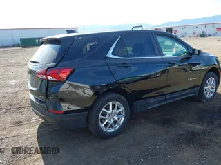 2024 Chevrolet Equinox LT with VIN 3GNAXUEG4RL365267, listed as a IAAI auction lot 42599014 with 22,967 mi miles and . Bid and sale history available at DreamBid. Image 4.