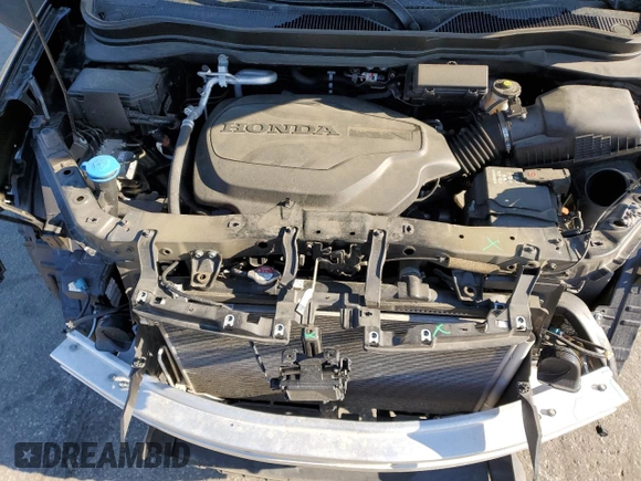 2021 Honda Pilot Special Edition with VIN 5FNYF5H20MB025749, listed as a Copart auction lot 50597185 with 46,173 mi miles and Salvage Title. Bid and sale history available at DreamBid. Image 12.