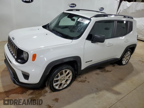2020 Jeep Renegade Sport with VIN ZACNJAA1XLPM05908, listed as a Copart auction lot 45150655 with 23,746 mi miles and Clean Title. Bid and sale history available at carsss.com. Image 1.