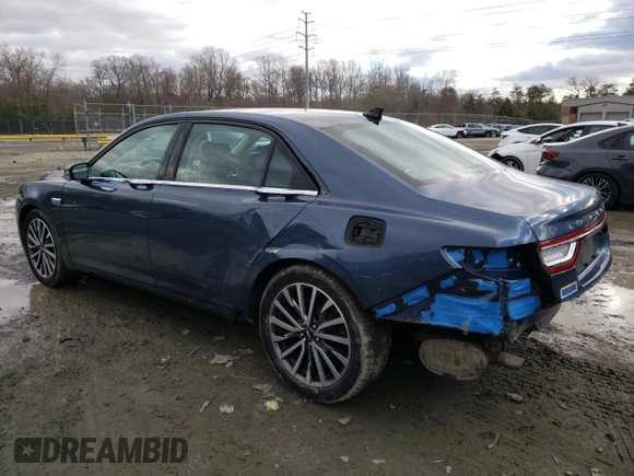 2018 Lincoln Continental Select with VIN 1LN6L9SK2J5605982, listed as a Copart auction lot 47934135 with 42,127 mi miles and Salvage Title. Bid and sale history available at carsss.com. Image 2.