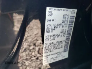 2019 Nissan Titan XD SV with VIN 1N6BA1F4XKN507867, listed as a Copart auction lot 83061704 with 55,751 mi miles and Salvage Title. Bid and sale history available at carsss.com. Image 12.
