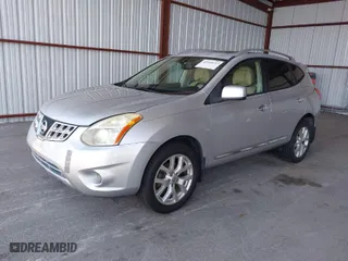 2011 Nissan Rogue SV with VIN JN8AS5MT6BW187507, listed as a IAAI auction lot 42050157 with 124,714 mi miles. Bid and sale history available at carsss.com. Image 2.