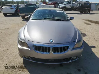2007 BMW 6 Series 650i with VIN WBAEK13507CN84175, listed as a Copart auction lot 77630924 with 113,373 mi miles and Salvage Title. Bid and sale history available at carsss.com. Image 5.