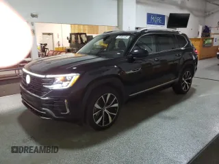 2024 Volkswagen Atlas SEL Premium R-Line z VIN 1V2FR2CA6RC506944, wystawiony jako Copart lot #84018054 z przebiegiem 5 616 mil mil oraz Czysty tytuł • Clean title. Historia ofert i sprzedaży dostępna na DreamBid. Obrazek 1.