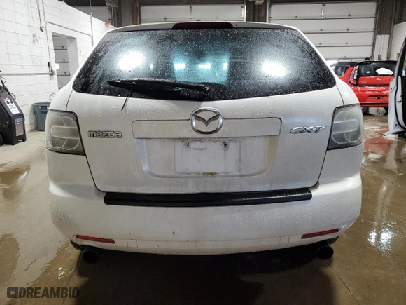 2008 Mazda CX-7 Sport with VIN JM3ER293580188117, listed as a Copart auction lot 44995235 with 168,433 mi miles and Salvage Title. Bid and sale history available at carsss.com. Image 6.