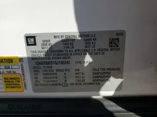 2016 GMC Acadia SLT with VIN 1GKKRSKD1GJ196842, listed as a Copart auction lot 81297574 with 96,552 mi miles and Salvage Title. Bid and sale history available at carsss.com. Image 15.