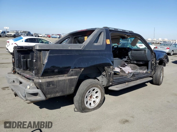 2002 Chevrolet Avalanche with VIN 3GNEC13TX2G132942, listed as a Copart auction lot 73054864 with Not Provided miles and Salvage Title. Bid and sale history available at DreamBid. Image 3.