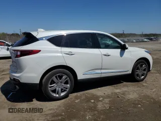 2020 Acura RDX Advance with VIN 5J8TC2H77LL030246, listed as a Copart auction lot 52357305 with 49,442 mi miles and Salvage title. Bid and sale history available at DreamBid. Image 3.
