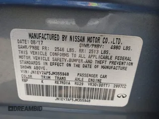 2018 Infiniti Q50 Sport with VIN JN1EV7AP5JM355948, listed as a IAAI auction lot 41872081 with 68,178 mi miles and . Bid and sale history available at carsss.com. Image 9.