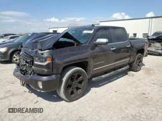 2016 Chevrolet Silverado 1500 LTZ with VIN 3GCUKSEJ3GG191945, listed as a Copart auction lot 71948494 with 143,055 mi miles and Salvage Title. Bid and sale history available at DreamBid. Image 1.