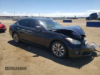2012 Infiniti M with VIN JN1BY1AP1CM330586, listed as a Copart auction lot 55444854 with 185,935 mi miles and Salvage Title. Bid and sale history available at carsss.com. Image 4.
