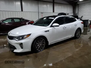 2018 Kia Optima SX with VIN 5XXGV4L20JG249855, listed as a Copart auction lot 51485025 with 116,966 mi miles and Salvage title. Bid and sale history available at DreamBid. Image 1.
