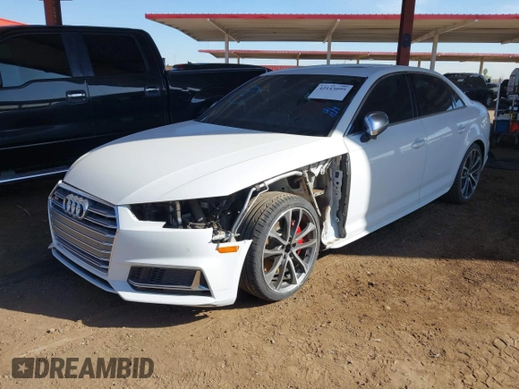 2018 Audi S4 Prestige z VIN WAUC4AF49JA019401, wystawiony jako IAAI lot #42143099 z przebiegiem 50 206 mil mil oraz . Historia ofert i sprzedaży dostępna na DreamBid. Obrazek 2.