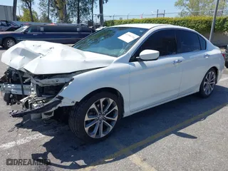 2015 Honda Accord Sedan Sport with VIN 1HGCR2F50FA024160, listed as a IAAI auction lot 41966744 with 120,192 mi miles. Bid and sale history available at carsss.com. Image 18.