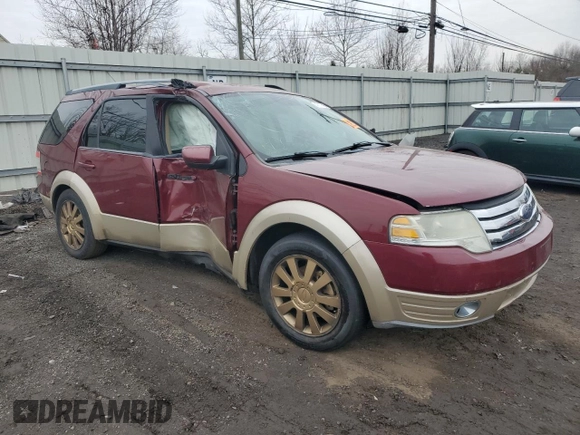 2008 Ford Taurus X Eddie Bauer with VIN 1FMDK07WX8GA35813, listed as a Copart auction lot 47117595 with Not provided miles and Salvage title. Bid and sale history available at DreamBid. Image 4.