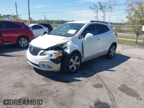 2014 Buick Encore Leather with VIN KL4CJCSB0EB566644, listed as a IAAI auction lot 41877546 with 66,113 mi miles. Bid and sale history available at carsss.com. Image 17.