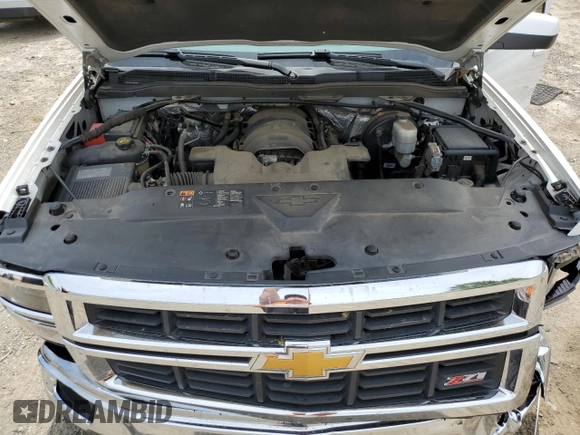 2015 Chevrolet Silverado 1500 LT with VIN 3GCUKREC7FG478455, listed as a Copart auction lot 54081965 with 196,449 mi miles and Salvage Title. Bid and sale history available at DreamBid. Image 11.