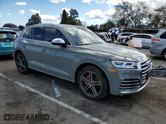 2020 Audi SQ5 Premium Plus with VIN WA1B4AFY1L2123096, listed as a Copart auction lot 41638784 with 31,705 mi miles and . Bid and sale history available at DreamBid. Image 4.