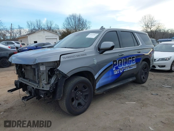 2022 Chevrolet Tahoe Commercial z VIN 1GNSCLED2NR211806, wystawiony jako IAAI lot #41422967 z przebiegiem 44 869 mil mil oraz . Historia ofert i sprzedaży dostępna na DreamBid. Obrazek 2.