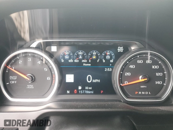 2019 Chevrolet Silverado 1500 High Country with VIN 1GCUYHEL4KZ404588, listed as a Copart auction lot 46918965 with 157,786 mi miles and Clean Title. Bid and sale history available at carsss.com. Image 9.