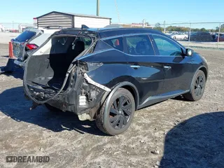 2018 Nissan Murano SL with VIN 5N1AZ2MH0JN162877, listed as a IAAI auction lot 40856044 with 160,950 mi miles. Bid and sale history available at carsss.com. Image 4.