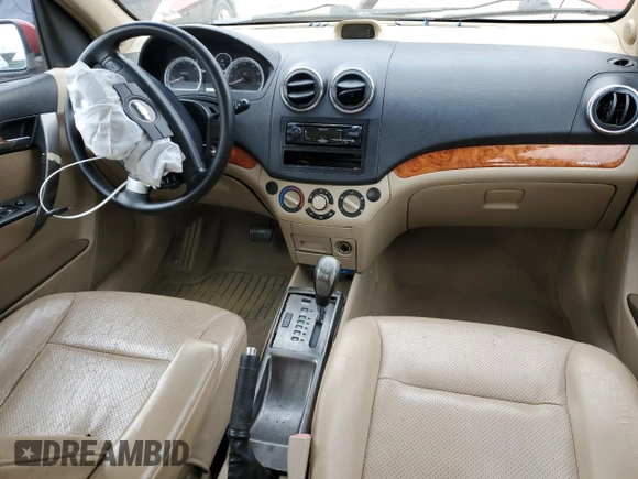 2007 Chevrolet Aveo LT with VIN KL1TG56667B086759, listed as a Copart auction lot 51053975 with 106,869 mi miles and Salvage title. Bid and sale history available at DreamBid. Image 8.