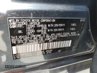 2023 Toyota Venza LE with VIN JTEAAAAH7PJ144222, listed as a Copart auction lot 44912934 with 7,211 mi miles. Bid and sale history available at carsss.com. Image 13.