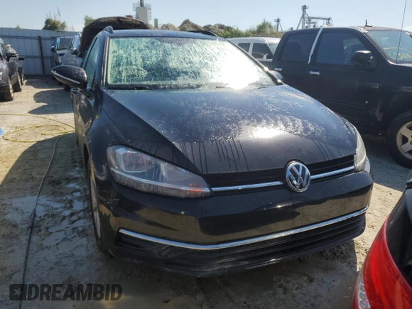 2019 Volkswagen Golf SportWagen S with VIN 3VWY57AU5KM510663, listed as a Copart auction lot 75022774 with 43,595 mi miles and Non Repairable. Bid and sale history available at carsss.com. Image 5.