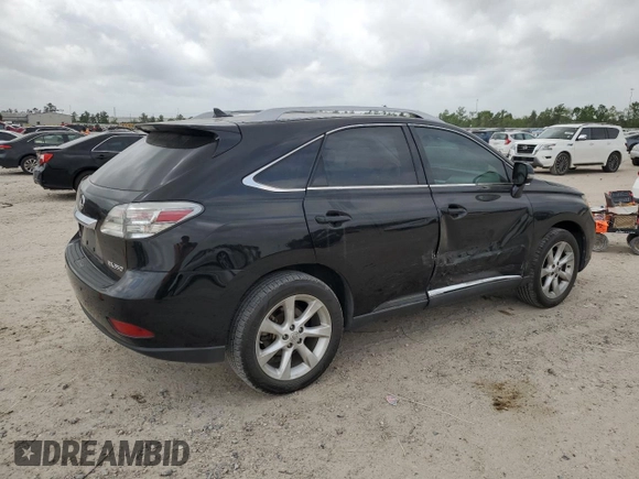 2010 Lexus RX 350 with VIN 2T2ZK1BA1AC017776, listed as a Copart auction lot 51589025 with 156,532 mi miles and Salvage Title. Bid and sale history available at DreamBid. Image 3.