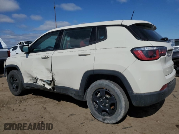 2018 Jeep Compass Sport with VIN 3C4NJCAB9JT411244, listed as a Copart auction lot 53242645 with 29,870 mi miles and Clean Title. Bid and sale history available at carsss.com. Image 2.