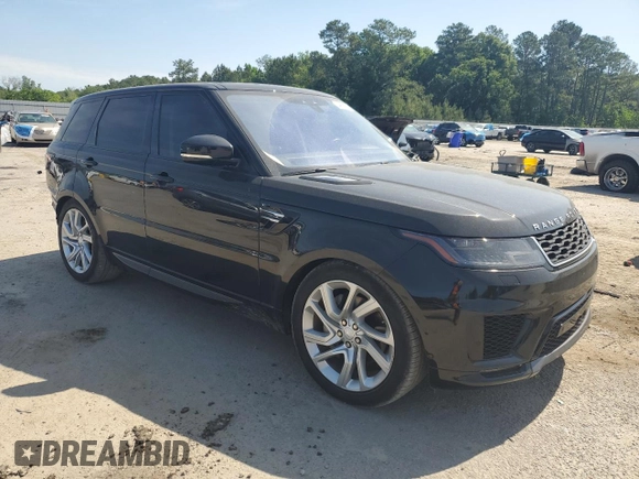 2020 Land Rover Range Rover Sport HSE with VIN SALWR2SU7LA898499, listed as a Copart auction lot 54958835 with 52,703 mi miles and Clean title. Bid and sale history available at DreamBid. Image 4.