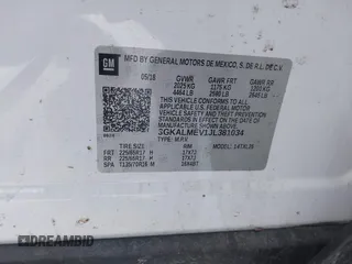 2018 GMC Terrain SLE with VIN 3GKALMEV1JL381034, listed as a IAAI auction lot 41345745 with 54,029 mi miles. Bid and sale history available at carsss.com. Image 9.