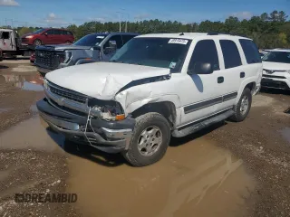 2005 Chevrolet Tahoe LT with VIN 1GNEC13T05R261373, listed as a Copart auction lot 49915475 with 153,491 mi miles and Salvage Title. Bid and sale history available at carsss.com. Image 1.