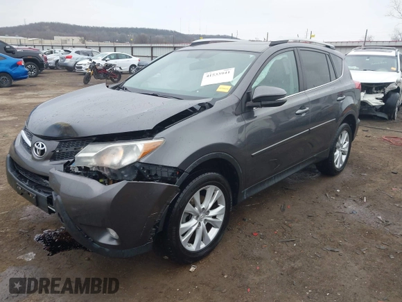 2014 Toyota RAV4 Limited with VIN 2T3DFREV2EW154348, listed as a IAAI auction lot 41533941 with 185,469 mi miles. Bid and sale history available at carsss.com. Image 2.