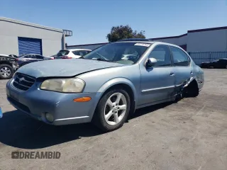 2000 Nissan Maxima GXE z VIN JN1CA31D9YT543874, wystawiony jako Copart lot #69275784 z przebiegiem 214 833 mil mil oraz Szkoda całkowita • Salvage title. Historia ofert i sprzedaży dostępna na DreamBid. Obrazek 1.