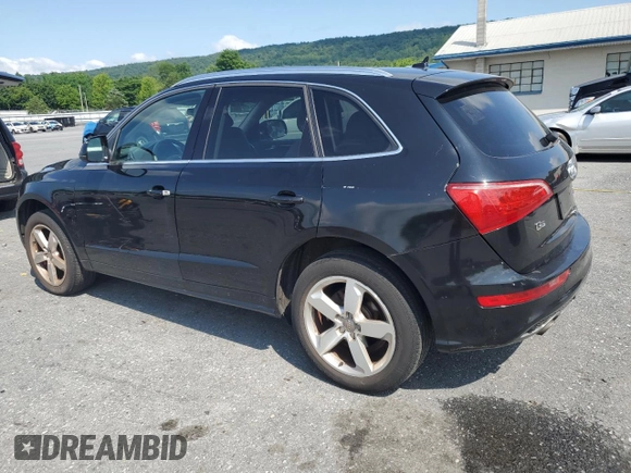 2012 Audi Q5 Premium Plus with VIN WA1DKAFP3CA133981, listed as a Copart auction lot 61937765 with 74,827 mi miles and Salvage title. Bid and sale history available at DreamBid. Image 2.