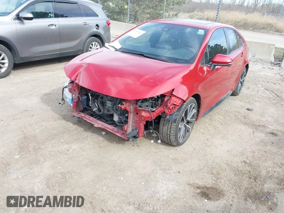 2020 Toyota Corolla SE with VIN JTDP4RCE1LJ021517, listed as a IAAI auction lot 42030107 with 89,714 mi miles and . Bid and sale history available at DreamBid. Image 2.