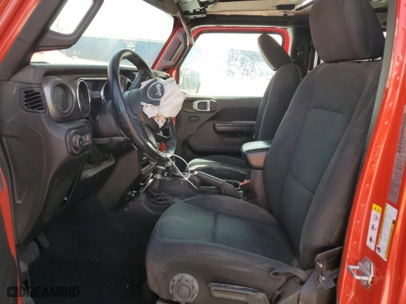 2019 Jeep Wrangler Unlimited Sport with VIN 1C4HJXDGXKW508282, listed as a Copart auction lot 47635375 with 21,171 mi miles and Salvage Title. Bid and sale history available at carsss.com. Image 7.