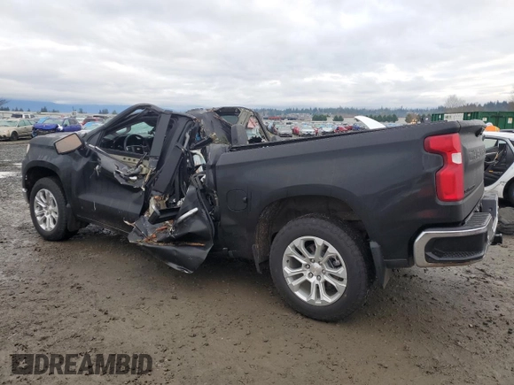 2024 Chevrolet Silverado 1500 LTZ with VIN 1GCUDGE85RZ334062, listed as a Copart auction lot 82443594 with Not Provided miles and Salvage Title. Bid and sale history available at DreamBid. Image 2.